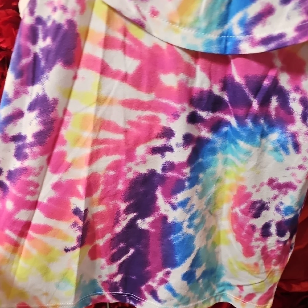 Children's Place NWT Colorful Tie-Dye Girl's Tank Top Size Small